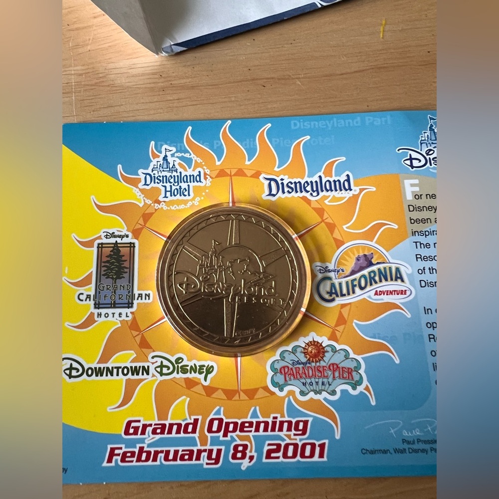 Disneyland Coin grand opening February 8, 2001 - Picture 5 of 5